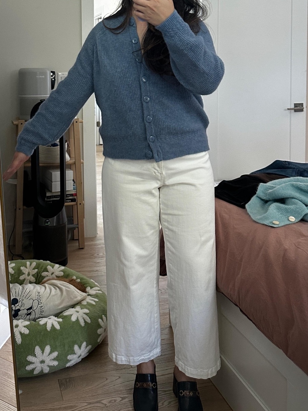 Sézane Othello Cardigan in Ice Blue | XXXL - Picture 13 of 16